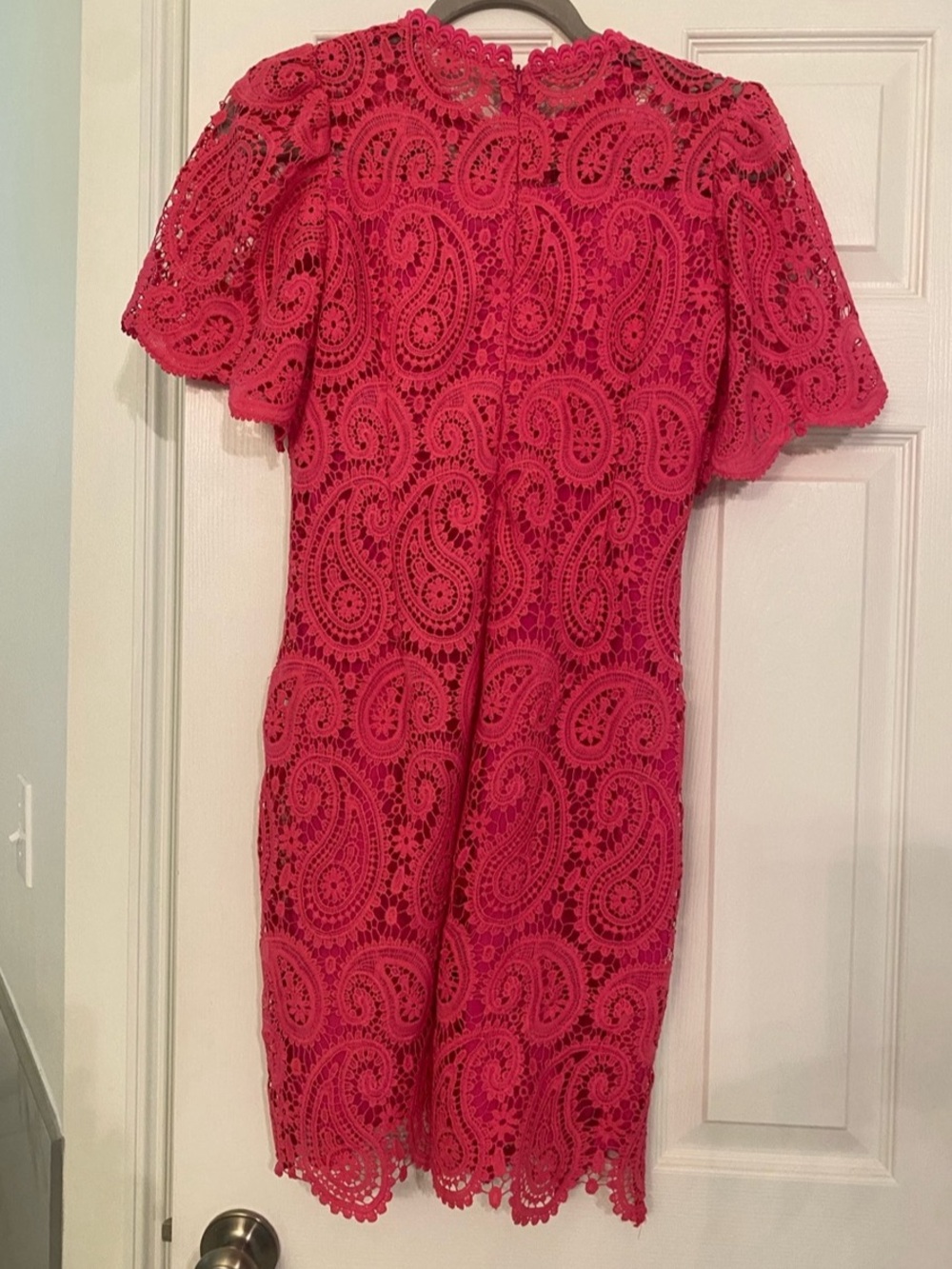 Jade by Melody Tam Paisley Lace Mini Dress in Pink Size XS Like New
